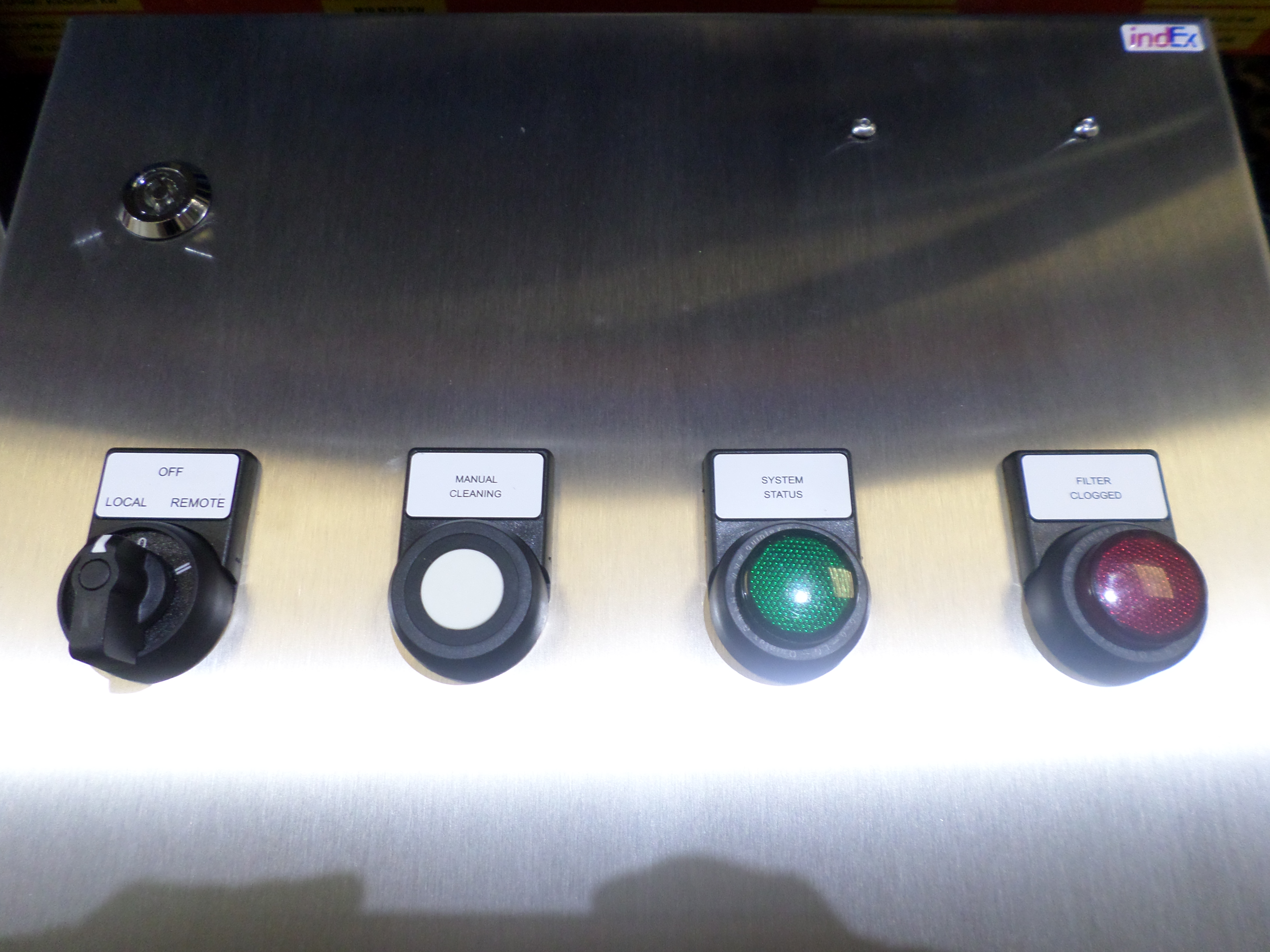 Ex db/eb control panel with Ex db certified control operators